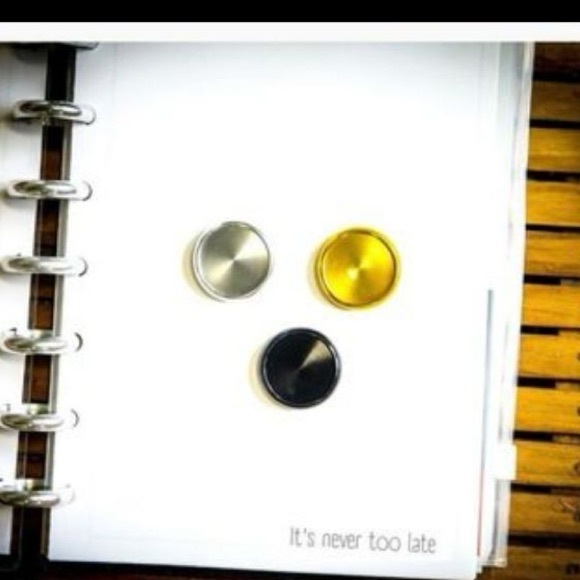 Black Aluminum Notebook Discs (1 inch) (Qt. 750) - Picture 1 of 2